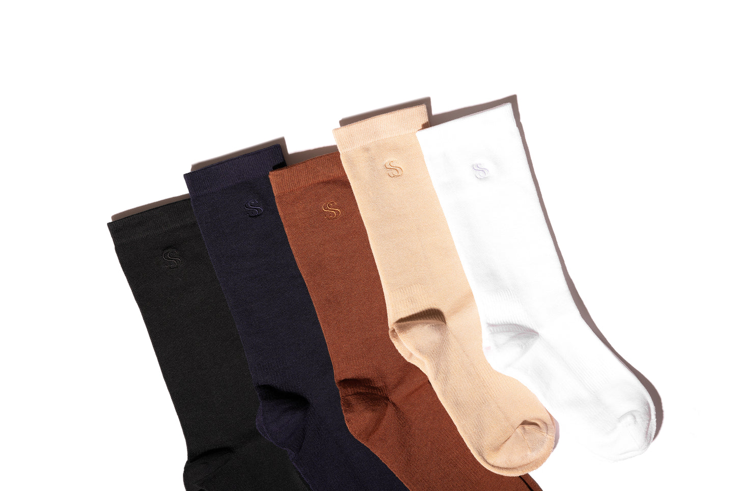 Plain Compression Socks (6-Set - Knee Length)